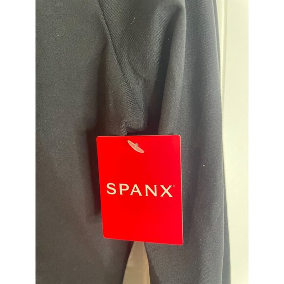 Spanx L/S Scoop Neck Bodysuit Classic Black Size Large - Picture 4 of 12